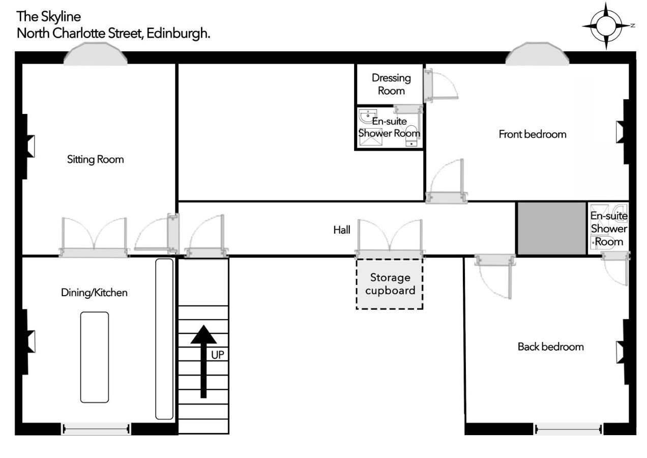 The Skyline - The Edinburgh Address Apartment ภายนอก รูปภาพ